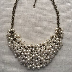 J. Crew Pearl Bib Necklace